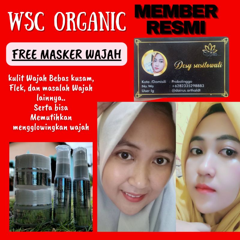 FREE SERUM WSC ORGANIC SKINCARE