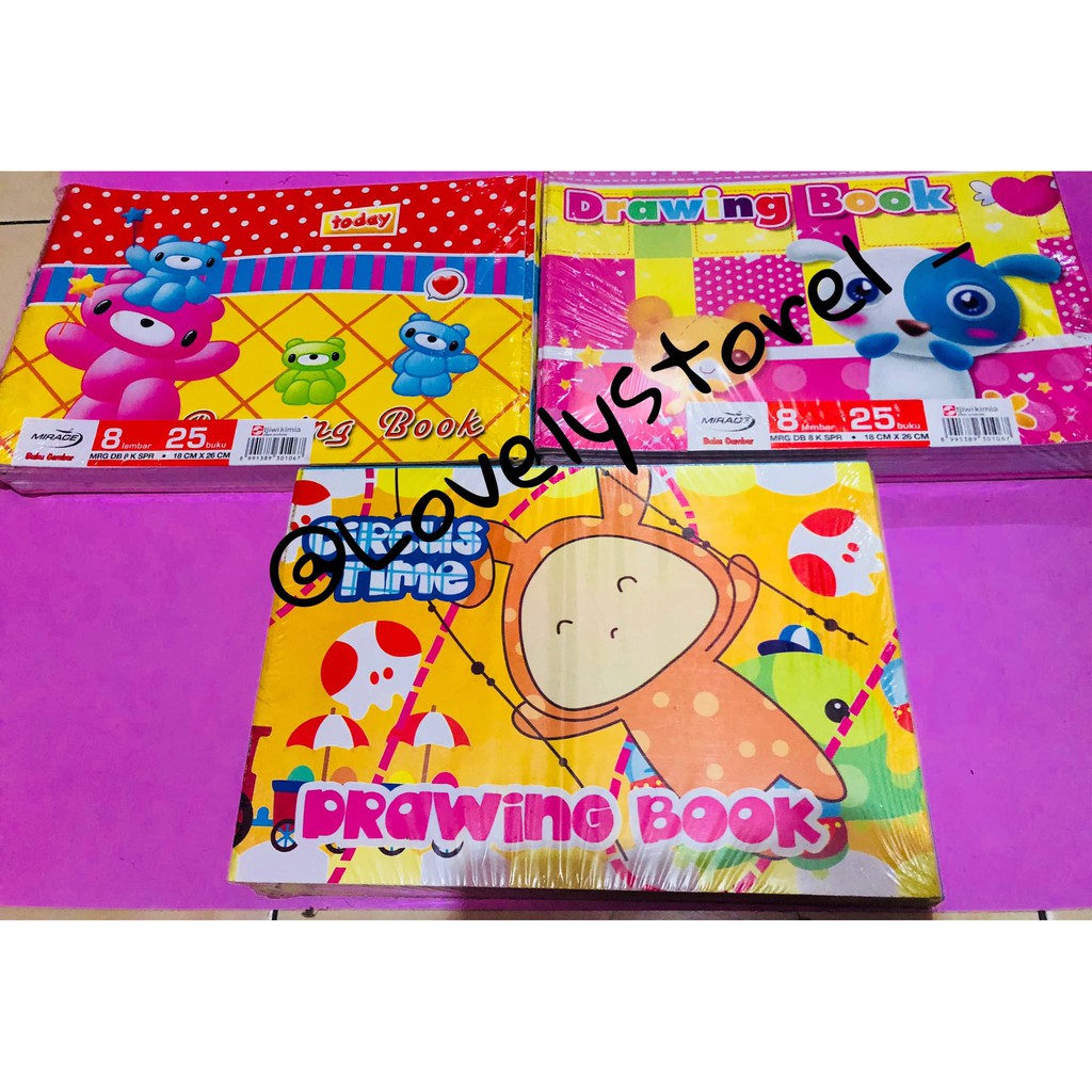

Buku Gambar Drawing book mirage buku gambar anak grosir 1 pack murah