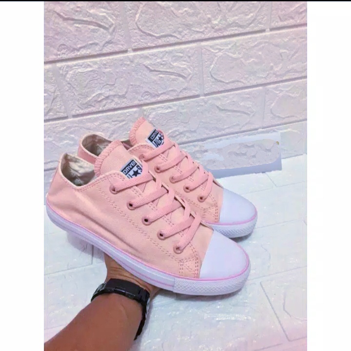 Terbaru!!!Sepatu wanita peach+pink sepatu fashion casual+box berkualitas