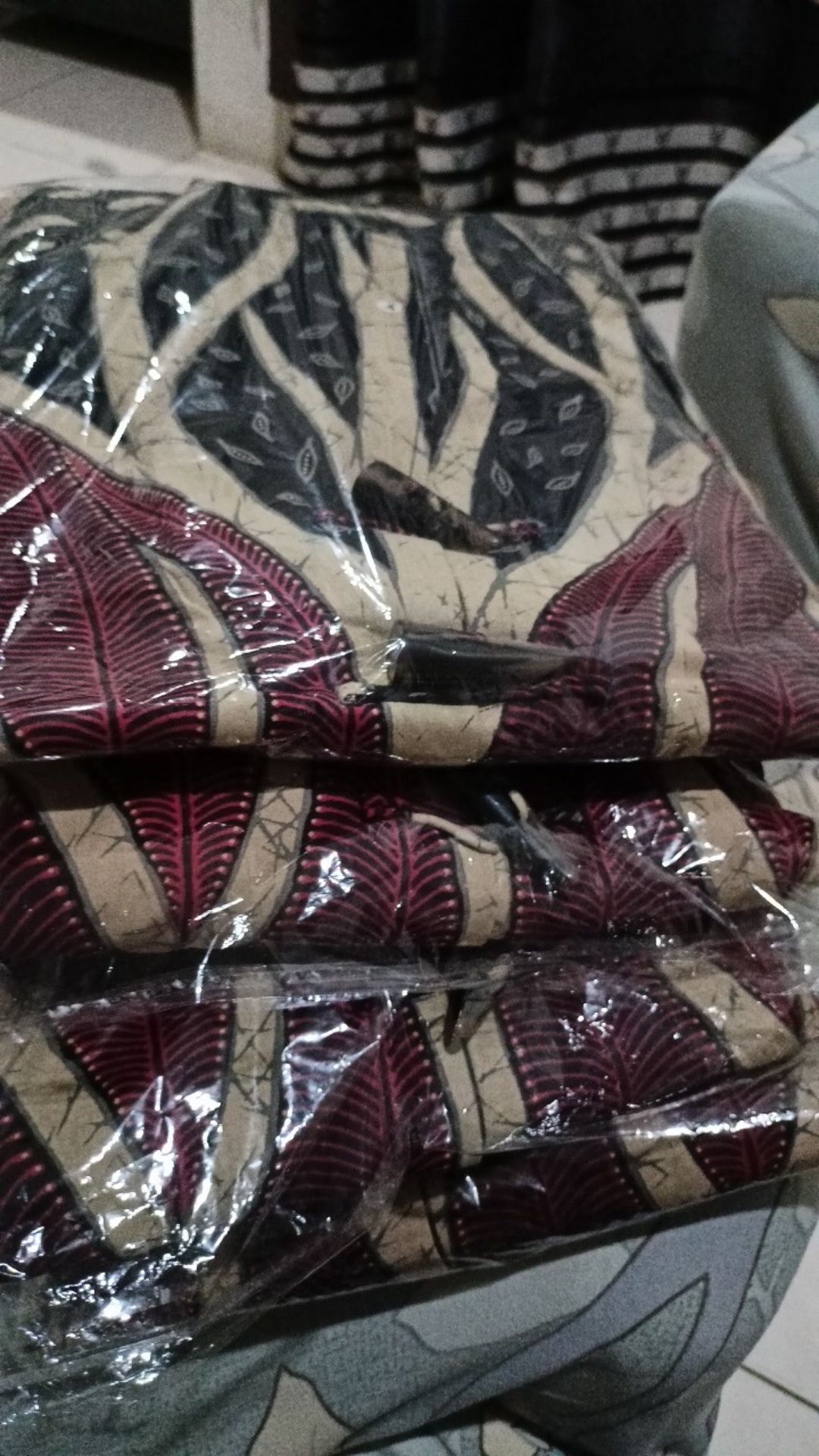 New Couple Batik Solo Premium Full Furing Trikot/batik Cap Kombonasi