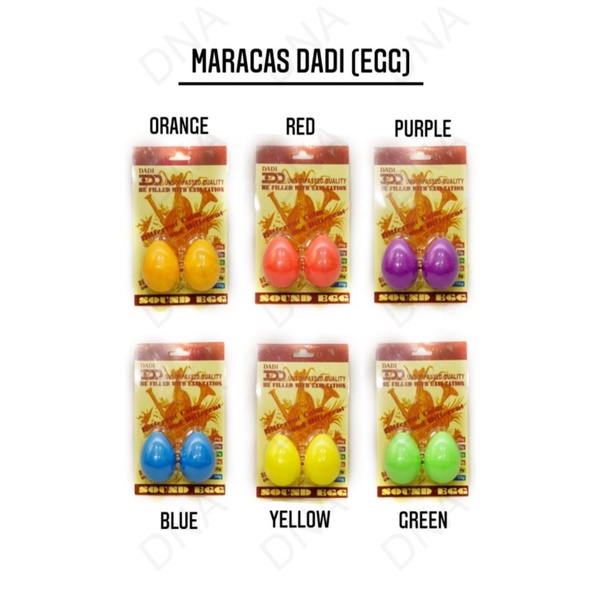 

Unik Maracas Dadi Egg - Orange Murah