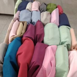 Kain Satin Bridal / 100% Original Import / Harga 0.5 meter / Lebar 150