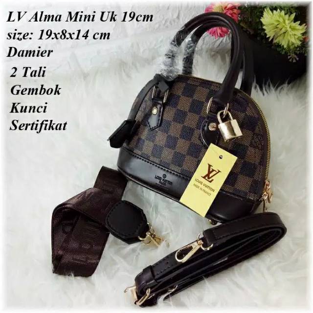 LV Alma Mini Uk 19 CM -Tas Wanita -Tas Murah -Alif