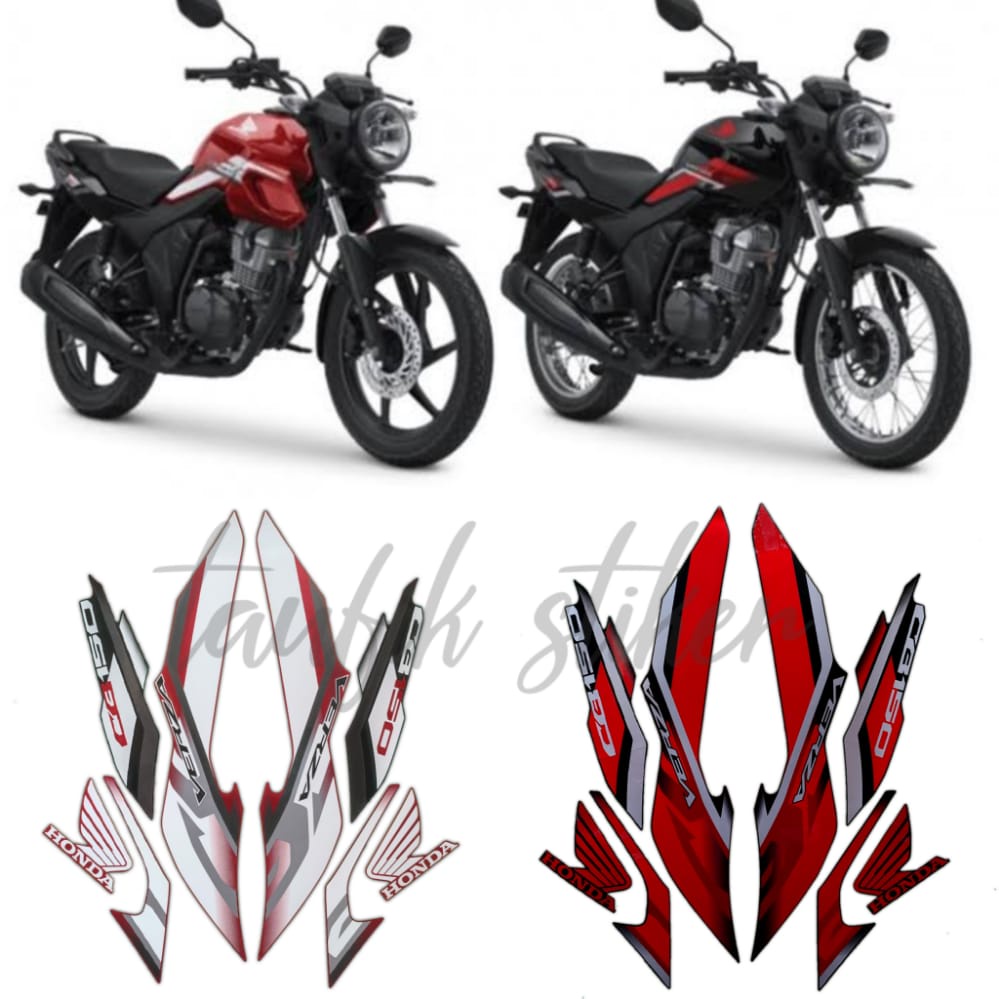 STRIPING LIS BODY MOTOR HONDA CB150 VERZA 2021 SEPASANG STANDAR FULL SET