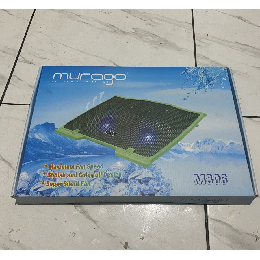 Notebook Cooler Coolingpad Kipas Pendingin Laptop Notebook Murago m806