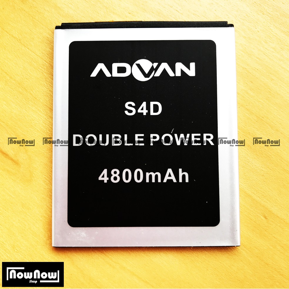 Baterai Advan Vandroid S4D Original Double Power Batre Batrai Battery HP