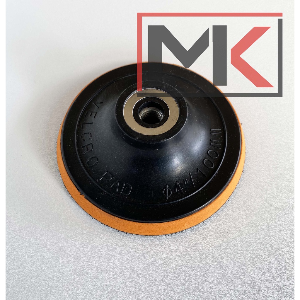 Tatakan Amplas Velcro Gerinda Tangan 4" Polishing Disc Sanding Pad