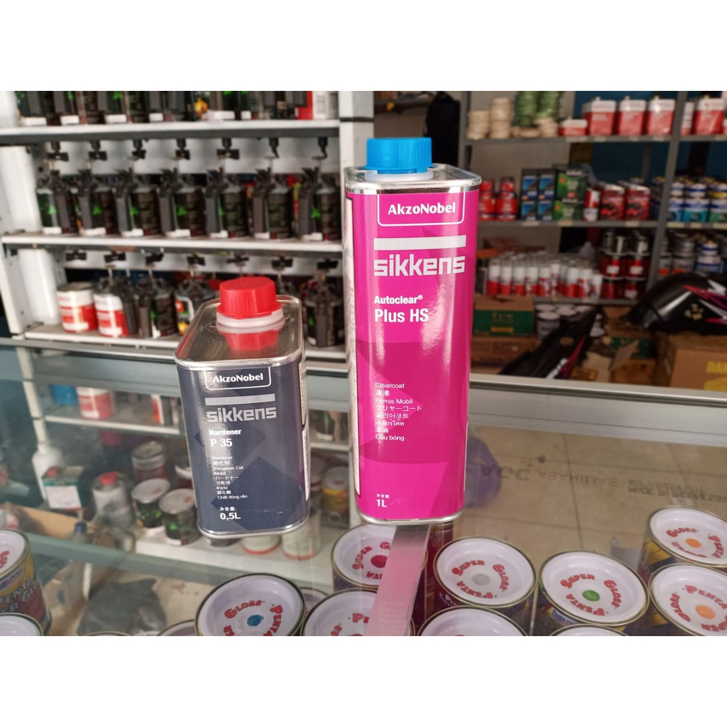 clear coat sikkens HS Plus & hardener P35