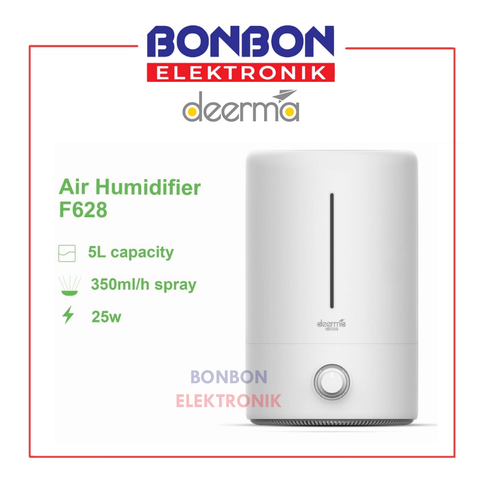 Deerma 5L Air Humidifier DEM F628 Ultrasonic - Pelembab Udara Diffuser
