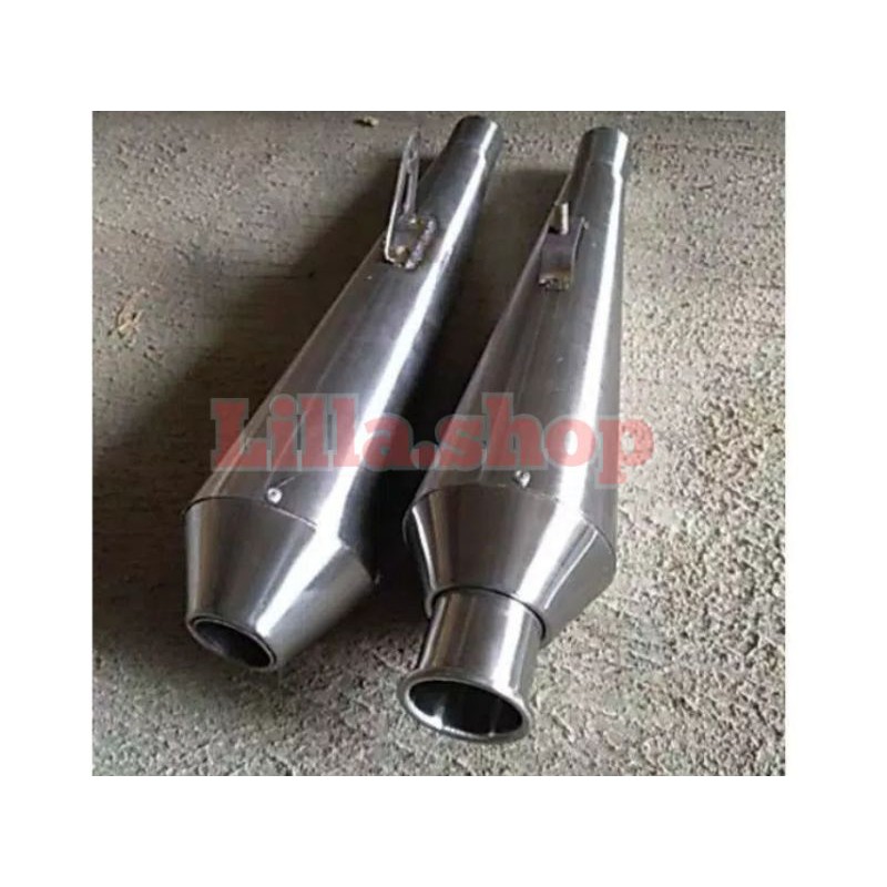silincer Knalpot Motor Custom CafeRacer dll