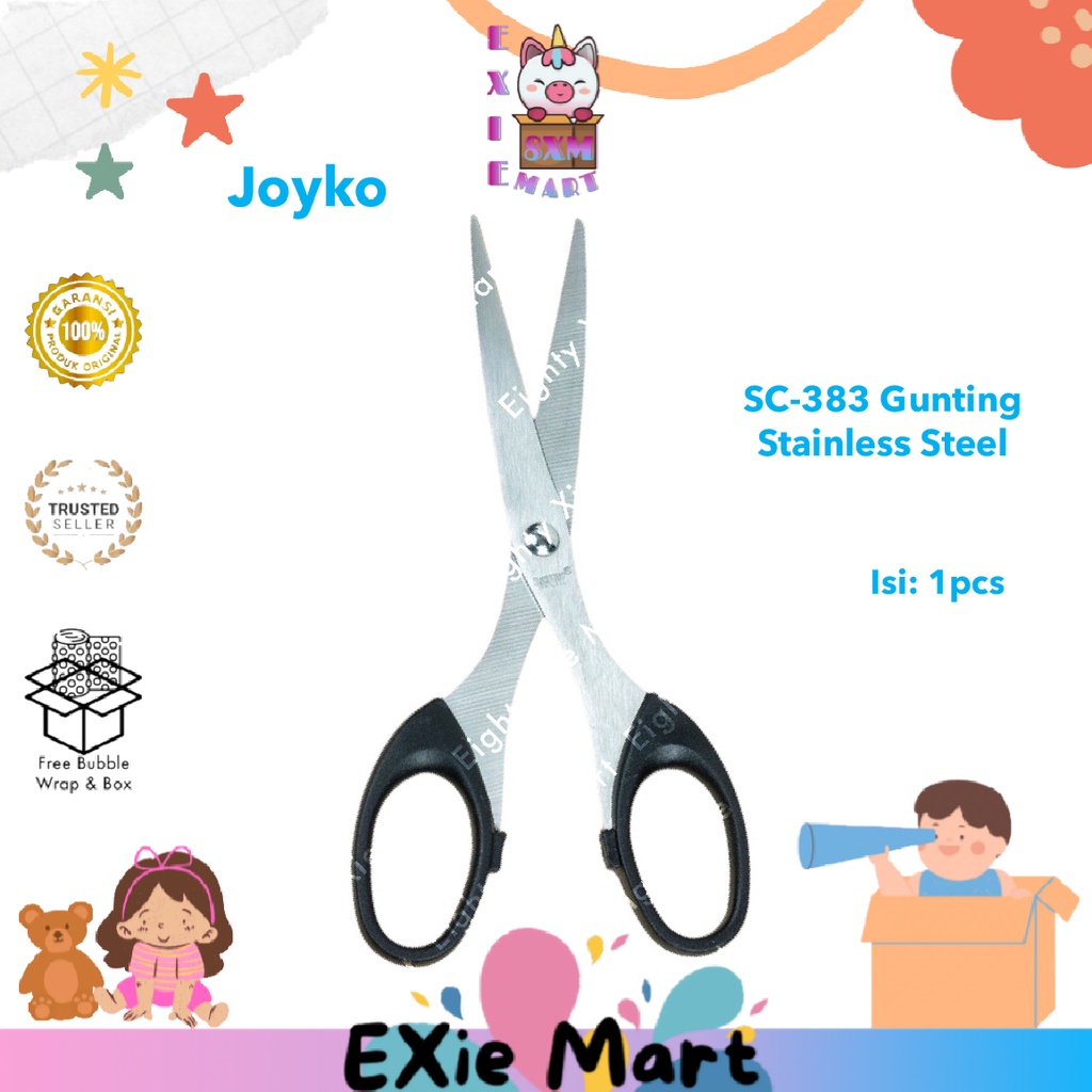 

JOYKO SC-838 GUNTING STAINLESS STEEL MEDIUM / GUNTING TAJAM - GUNTING KERTAS STAINLESS STEEL ANTI KARAT