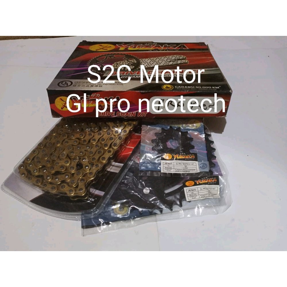 GEARSET GIR SET CHAINKIT GL PRO NEOTECH YUZAKA