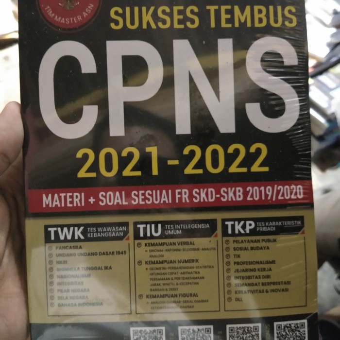 

Buku CPNS Murah buku sukses tembus cpns 2021 2022 Terbaru Bisa COD Best Seller Murah Terlaris PROMO