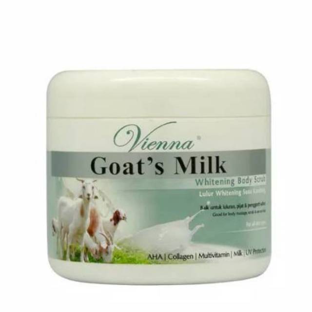 VIENNA GOAT'S MILK BRIGHTENING BODY SCRUB 250gr BPOM