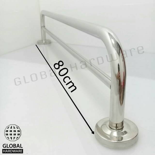 Towel Rack 80cm / Rak Handuk 2 Baris / Fiorentino