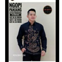 Kemeja batik pria lengan panjang terbaru modern ORIGINAL