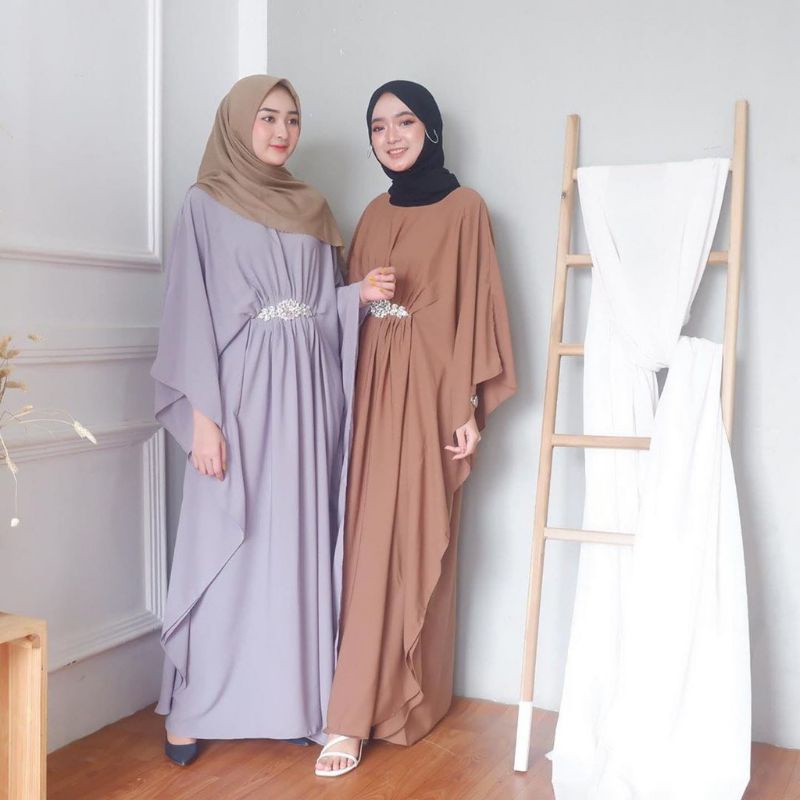 BAJU KAFTAN WANITA TERBARU LUNA MAYA GROSIRONLINEMURAH GAMIS MUSLIM WANITA KEREN