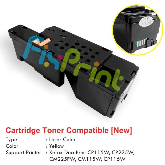 Cartridge Compatible Fuji Xerox CP115W CP225W CM225FW CM115W Yellow