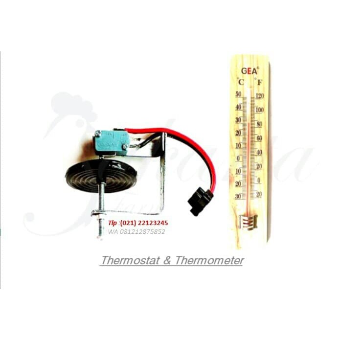 Thermostat Dan Thermometer Mesin Tetas Telur
