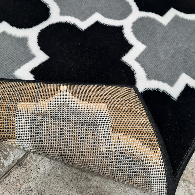 MAROC Karpet Lantai 160 x 210 BOG14 Black On Grey-4