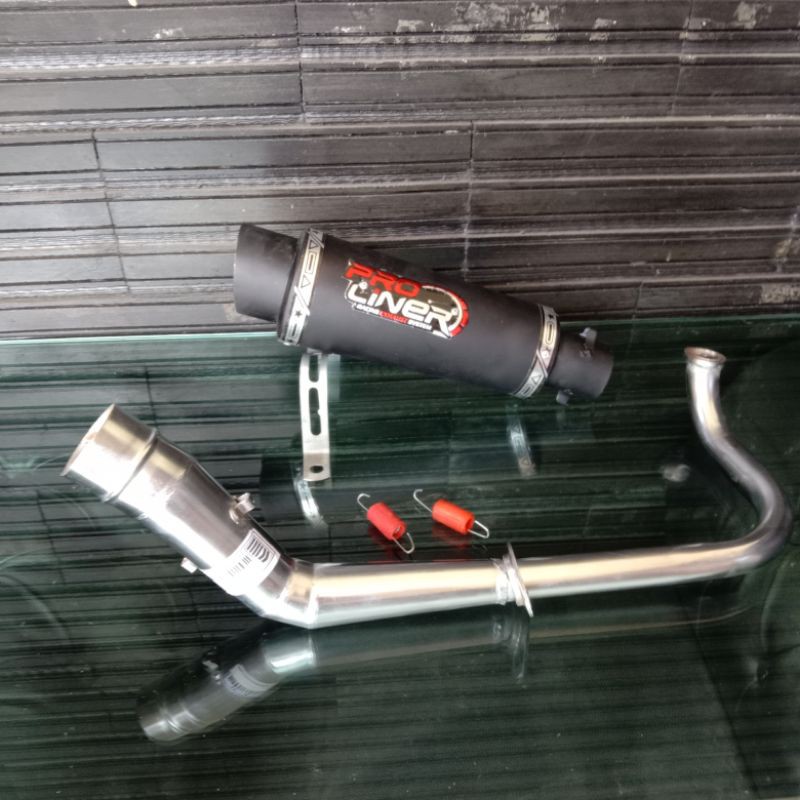 Knalpot racing proliner black doff baet karbu,beat fi,esp,beat pop,scoopy,spacy
