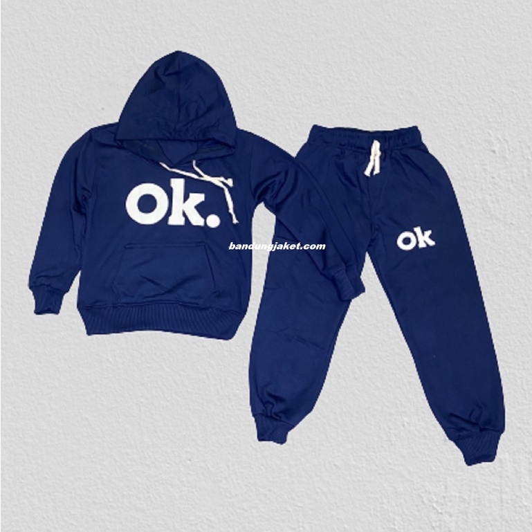 OK Setelan Hoodie+Celana JogerAnak II Celana Joger Anak + sweater Hoodie