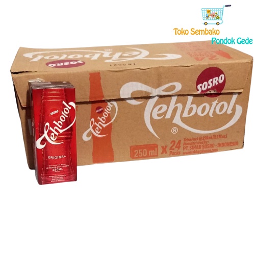

Teh Botol Sosro Kotak 250ml 1 dus