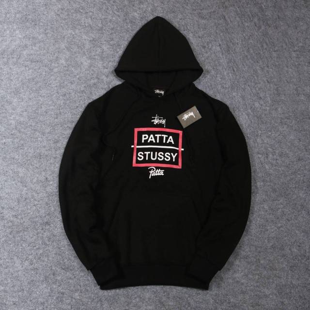 patta stussy hoodie