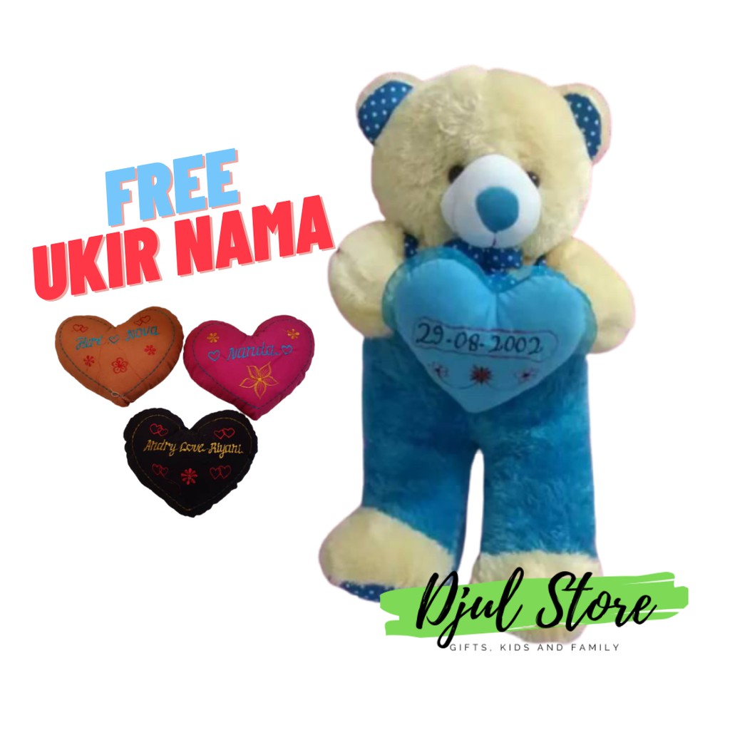 BONEKA TEDDY BEAR JOJON JUMBO GRATIS UKIR NAMA