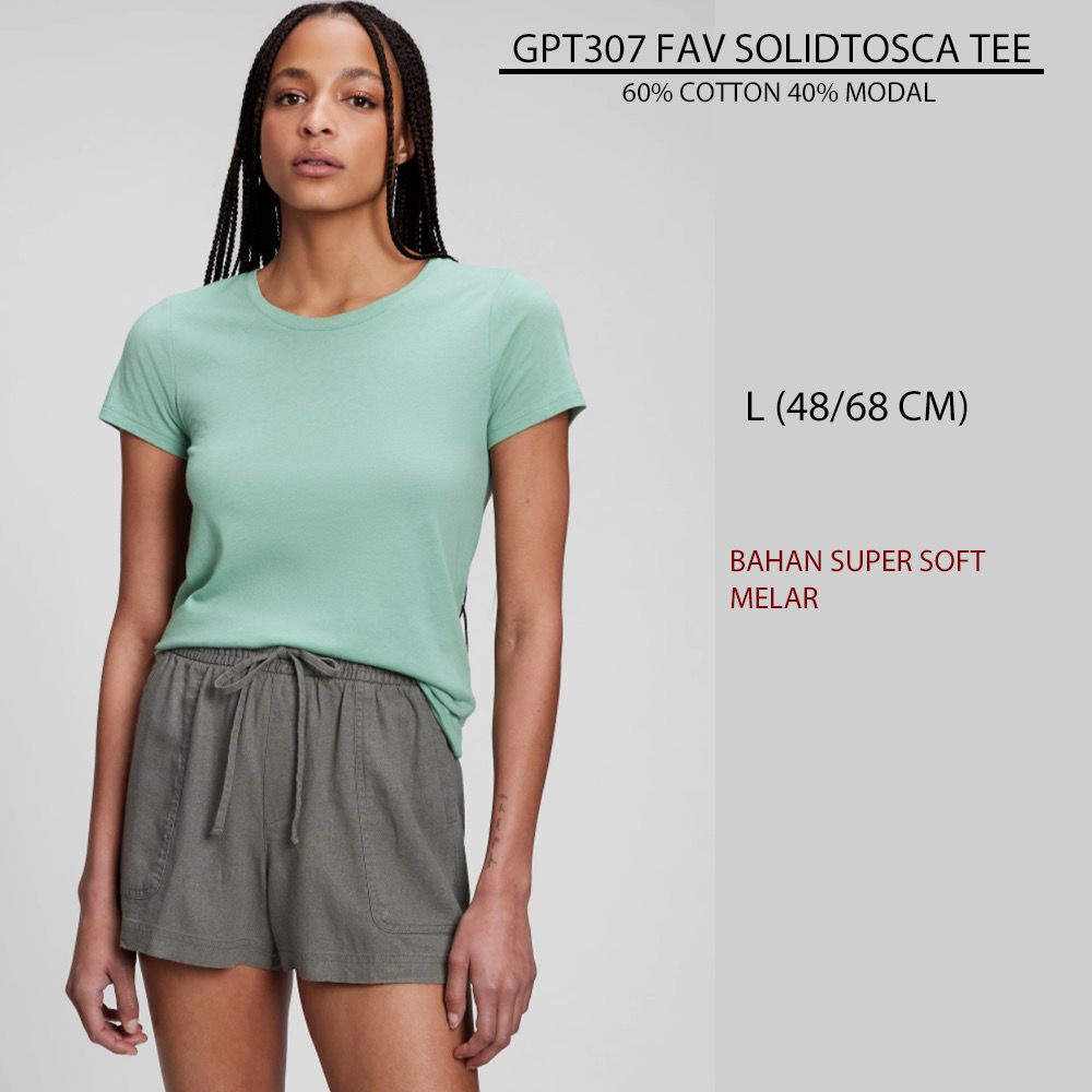 Atasan Kaos WanIta Lengan pendek (GPT307 GRAPHIC TEE)-1