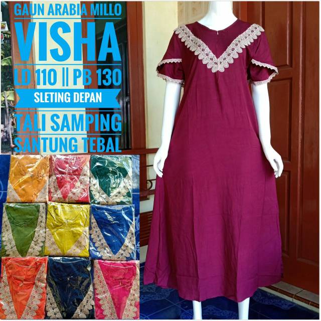 Daster Arabia / GAMIS ARABIA VISHA / Gamis Renda ARABIAN
