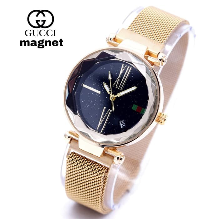 Jam Tangan Wanita Gucci Magnet Tanggal Rantai