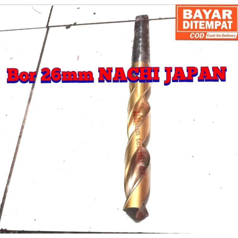 Nachi mata bor besi mata bor Nachi 26mm Japan mata bor Taper bor Nachi bor keras bor baja