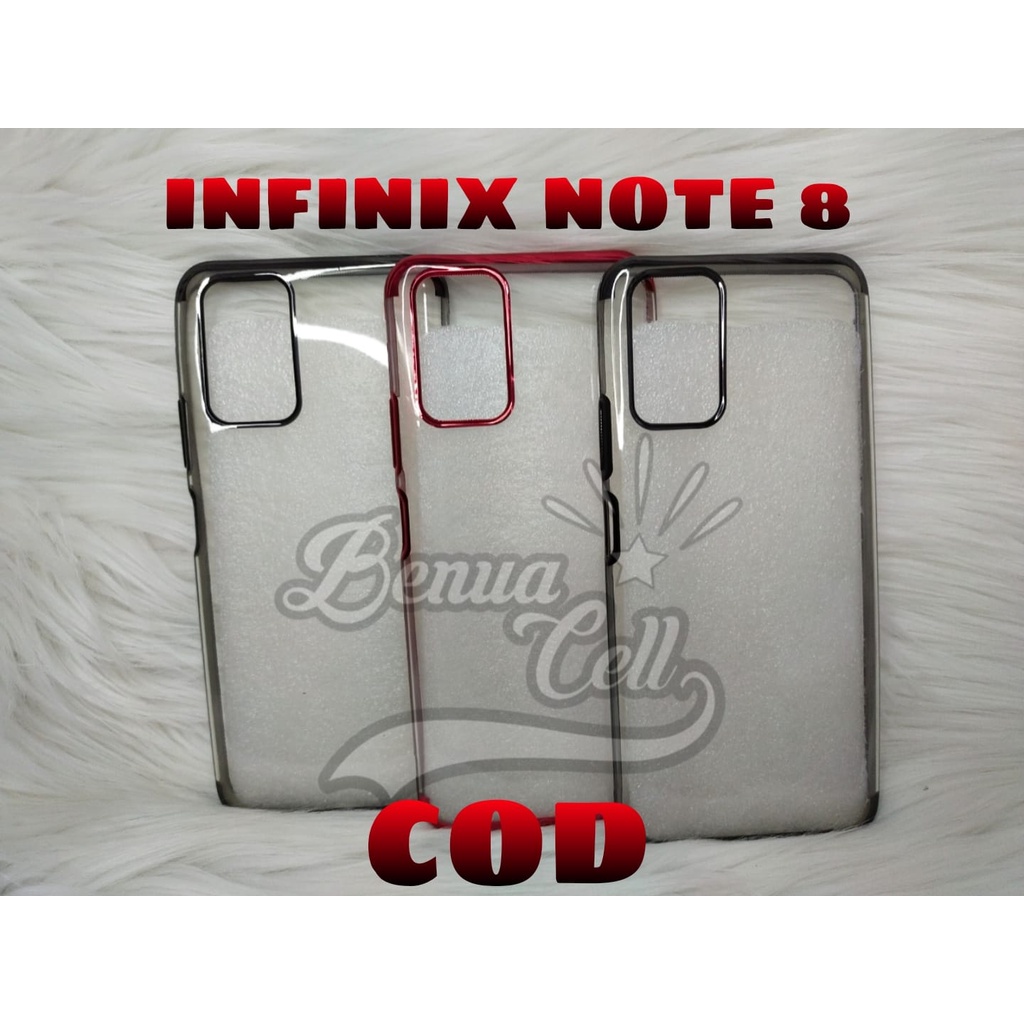 INFINIX HOT 10 PLAY, INFINIX NOTE 8 SOFTCASE SHINING CHROME PREMIUM INFINIT NOTE 8, HOT 10PLAY - BC