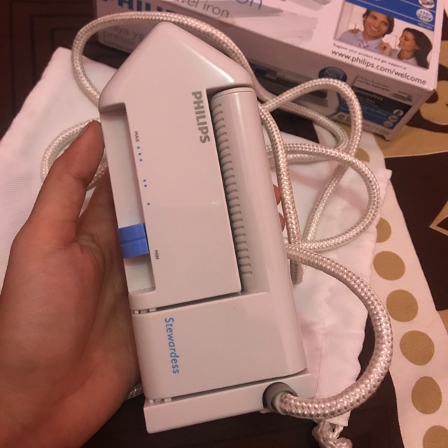 Preloved setrika philips mini lipat untuk bepergian