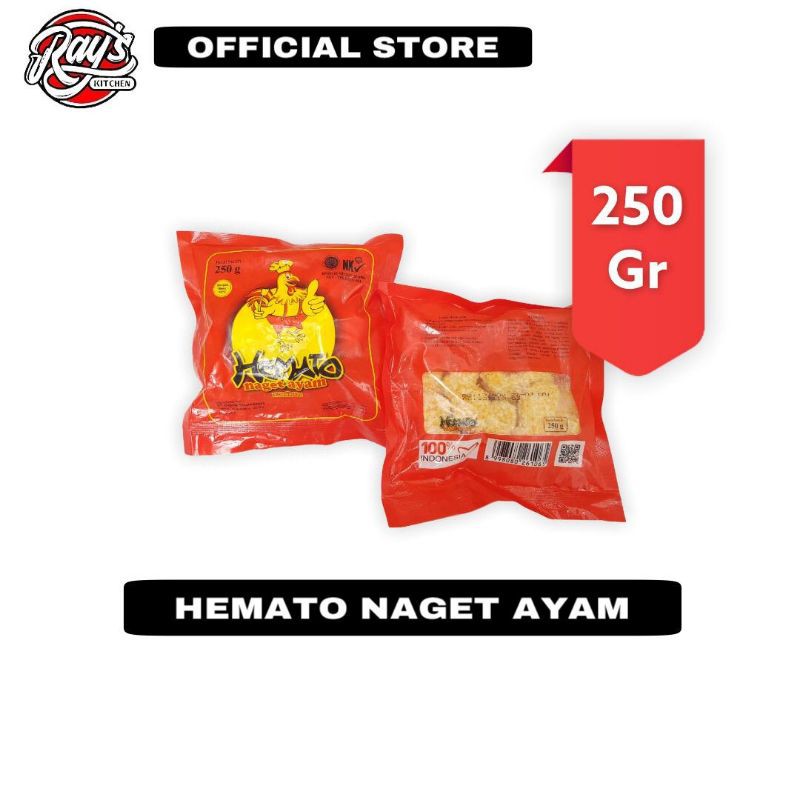 

Hemato Naget Ayam 250gr - Chicken Nugget Hemato