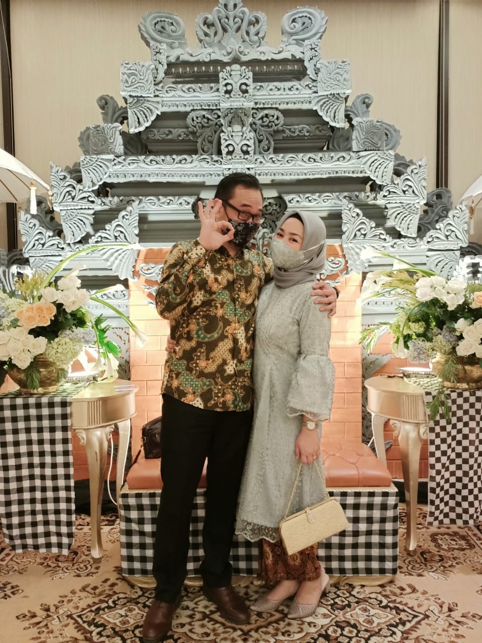 Odza Kemeja Batik Pria Modern Lengan Panjang Casual Modis Slim Fit Trendy Masa Kini Lbl 18