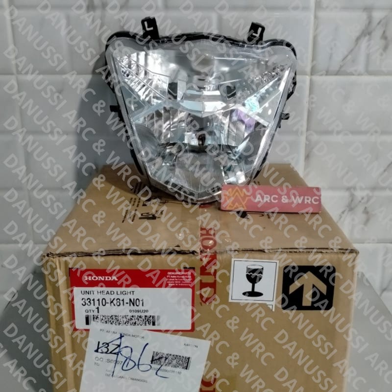 (100% Ori ) Refektor Depan / Lampu Depan Beat FI ESP / Beat Street Bagus Gan