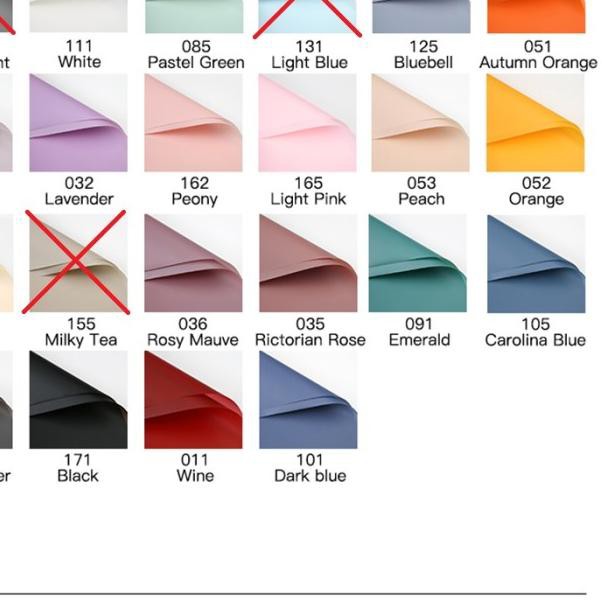 

Best Seller!! KODE-597 [5 LEMBAR] FLOWER WRAPPING SIMPLE SOFT CELLOPHANE KERTAS