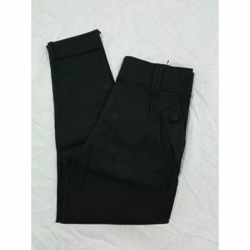 BAGGY PANTS TWILL COMBED PREMIUM KARET BELAKANG PINGGANG ELASTIS