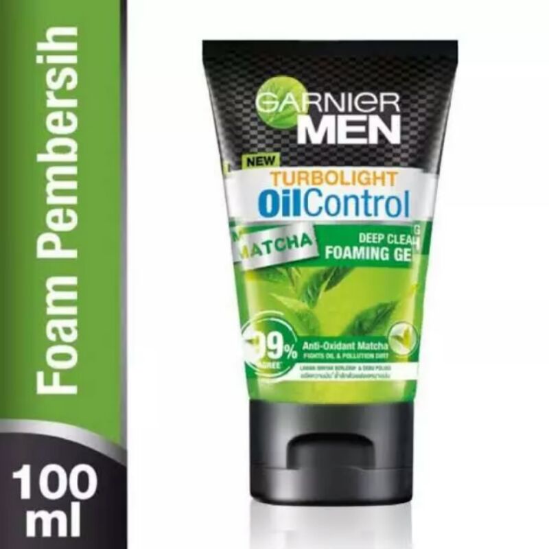 GARNIER Men Turbolight Oil Control Matcha Gel 100ml