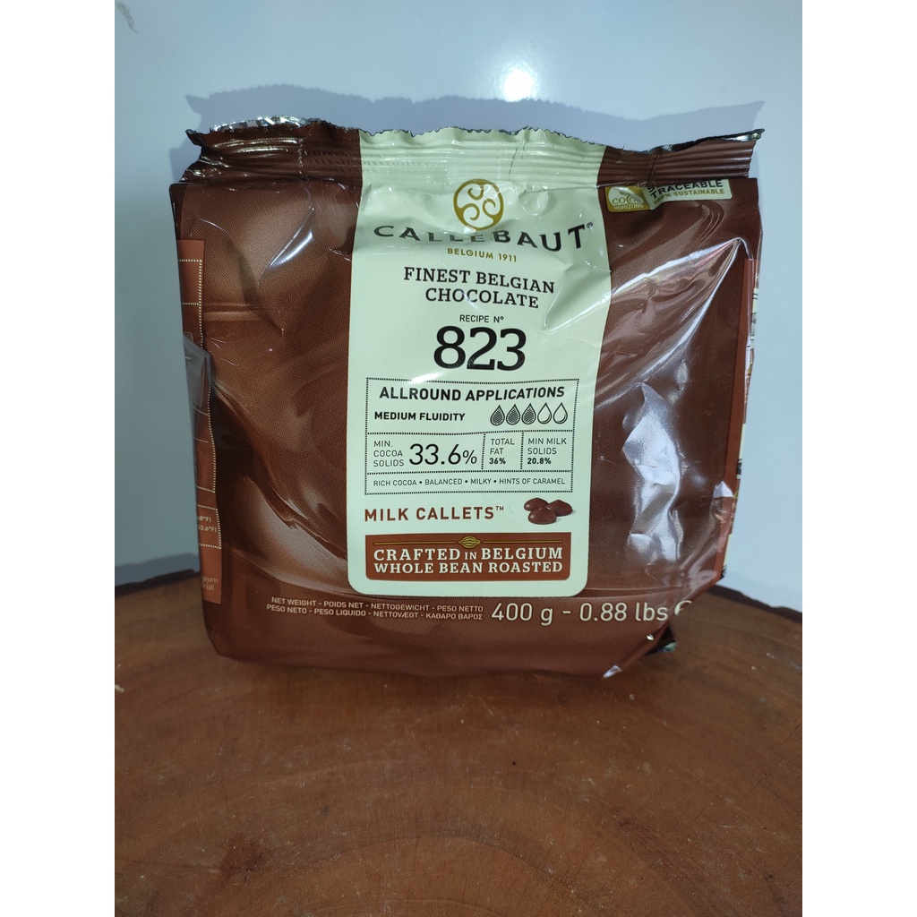 

ORIGINAL Callebaut Milk Caramel Chocolate Couverture 823 33,6% 400g