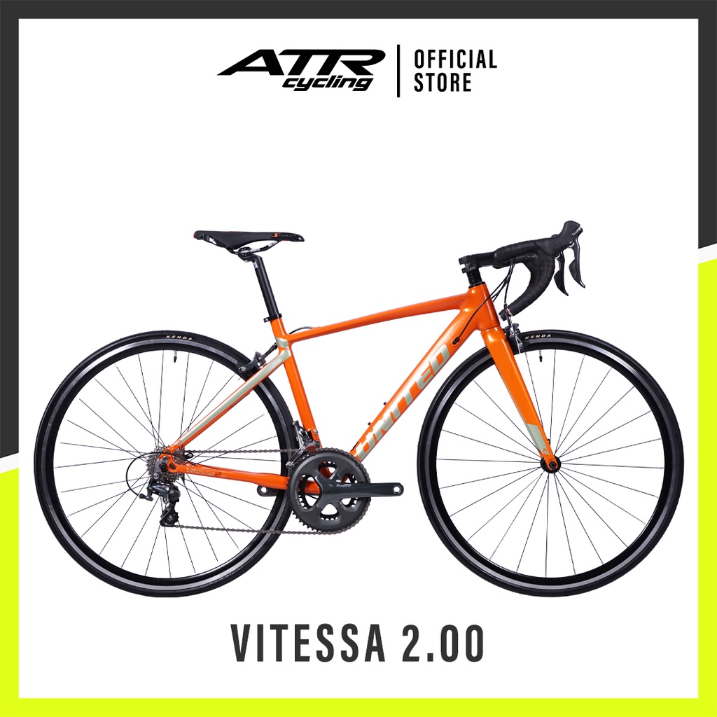 SEPEDA BALAP ROAD BIKE 700C UNITED VITESSA 2.00 (46) (20) ORANGE