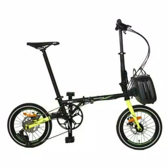 Sepeda Lipat Evergreen Maximus Chromoly rem Hidrolik