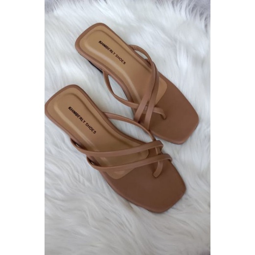 SANDAL WANITA HAK TAHU TALI 3CM AL66