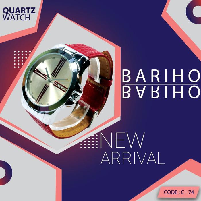 NEW BARIHO WATCHES JAM TANGAN ANALOG FASHIONABLE WANITA C-74