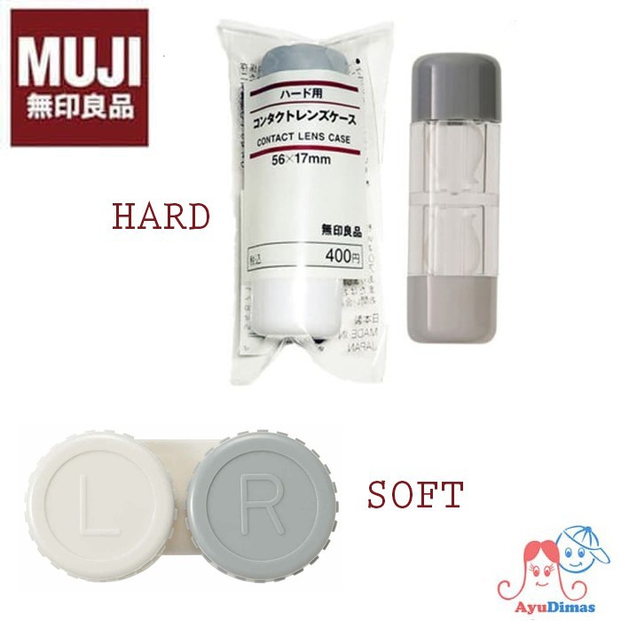 

MUJI - contact lens case - tempat / kotak Softlens