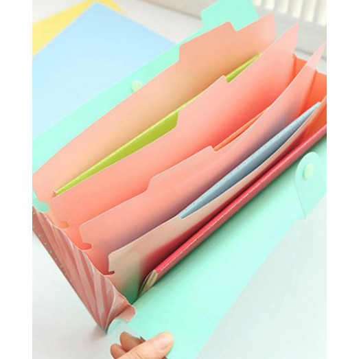 Map A4 Folder Organizer Lucu Imut Gambar SMILE POLOS PASTEL COLOR / Tempat Penyimpanan Dokumen A4