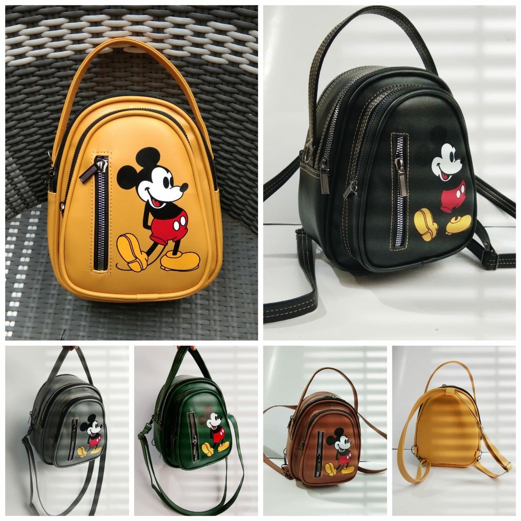 TAS RANSEL MICKEY MOUSE 2IN1 TERBARU 7073