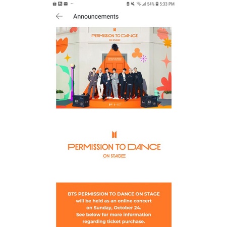 SHARING BTS KONSER PERMISSION TO DANCE ON STAGE HD MULTUVIEW + SOUND CHECK PTD CONCERT ONLINE